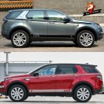 Customized Car Side Stripe Skirt Decal Graphics Sticker for Land Rover Discovery 3 4 2 Freelander 2 1 Range Rover Evoque Velar